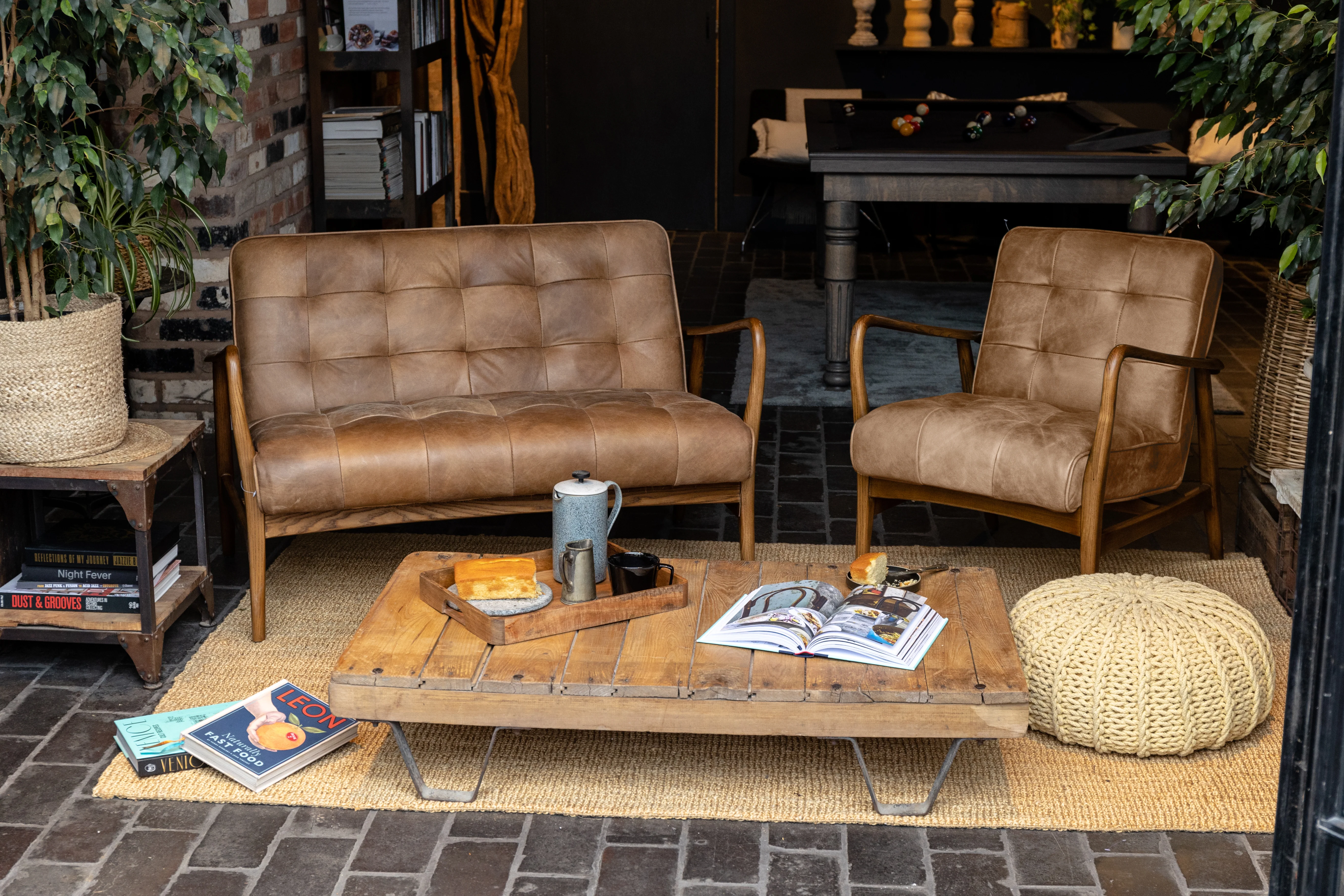 Hamilton Leather Mid-Century Armchair Range - Image 20