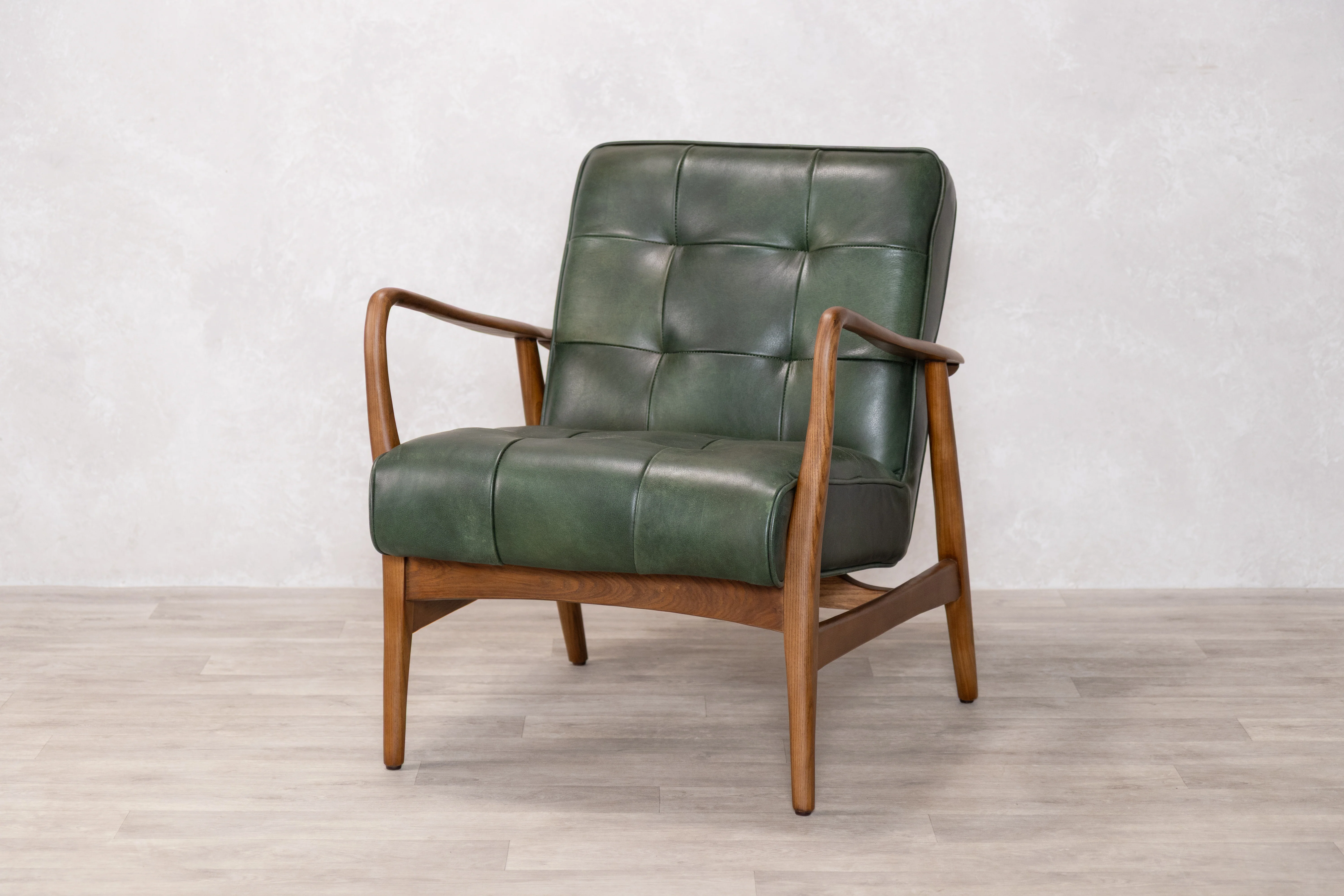 Hamilton Leather Mid-Century Armchair Range - Image 4