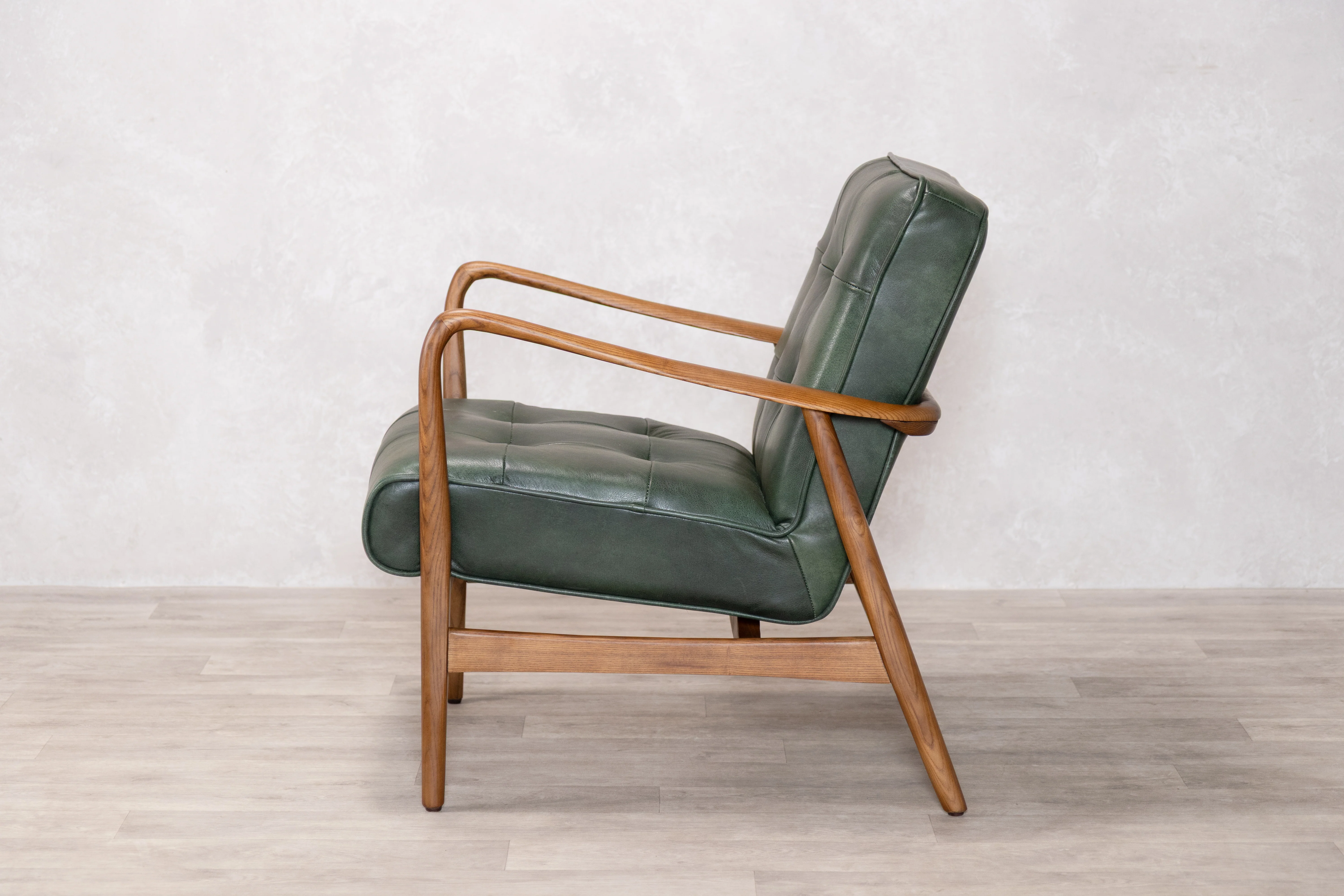 Hamilton Leather Mid-Century Armchair Range - Image 5