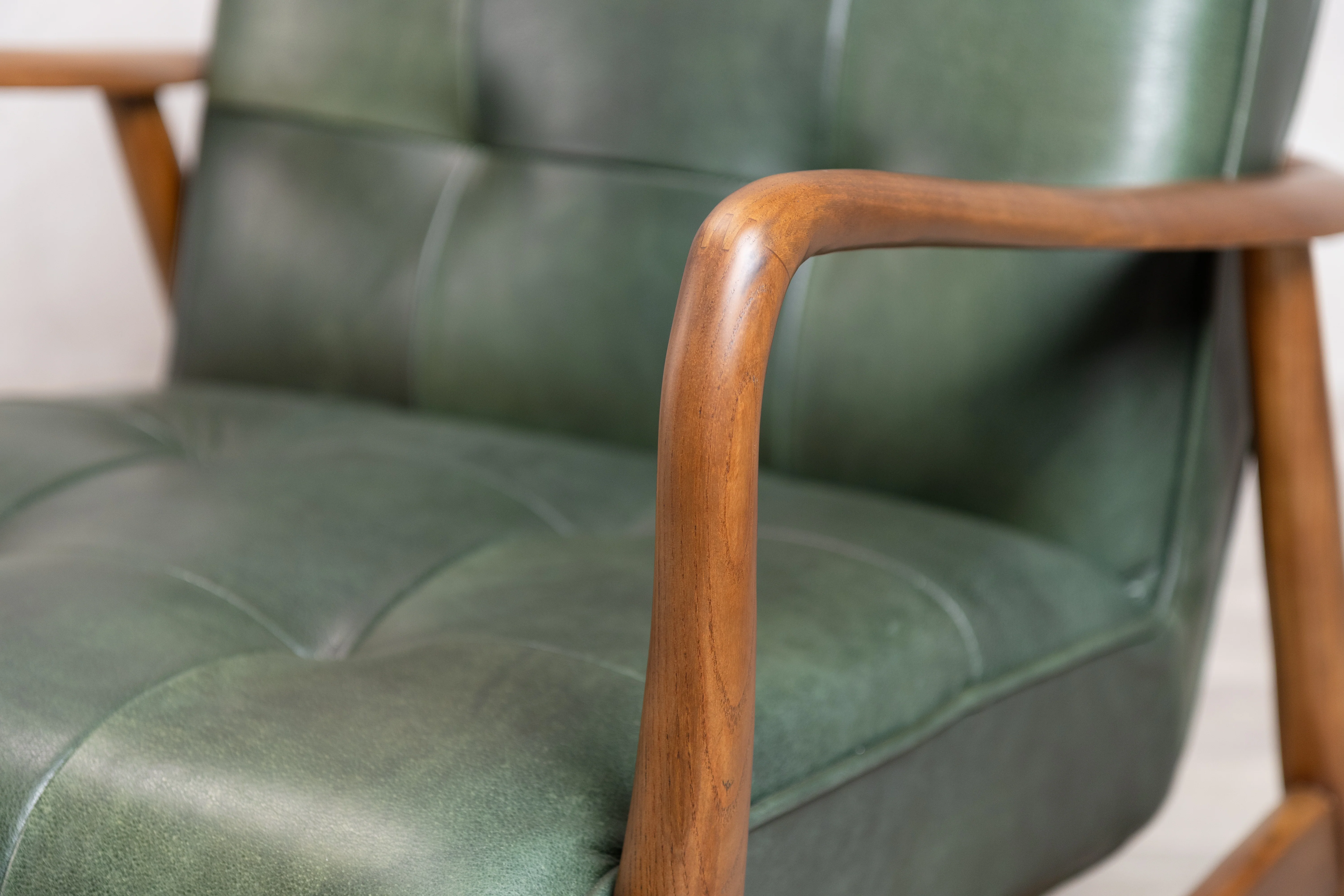 Hamilton Leather Mid-Century Armchair Range - Image 9