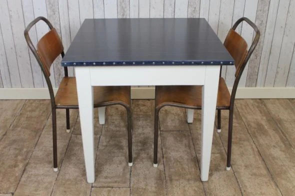 Handmade Restaurant Tables with Wooden Bases - Image 21