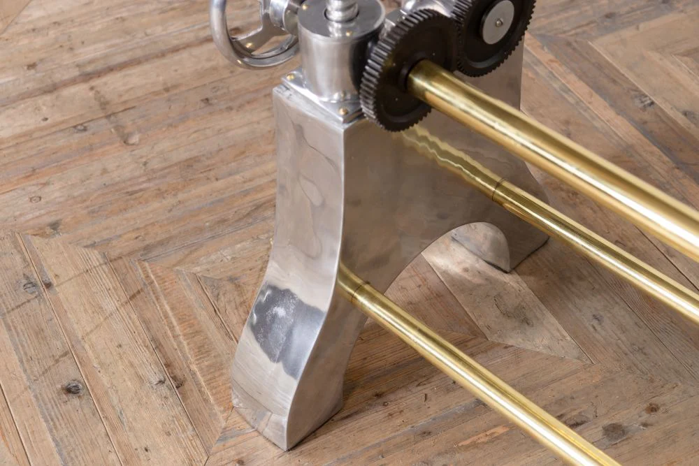 Height Adjustable Industrial Dining and Coffee Table Base - Image 10