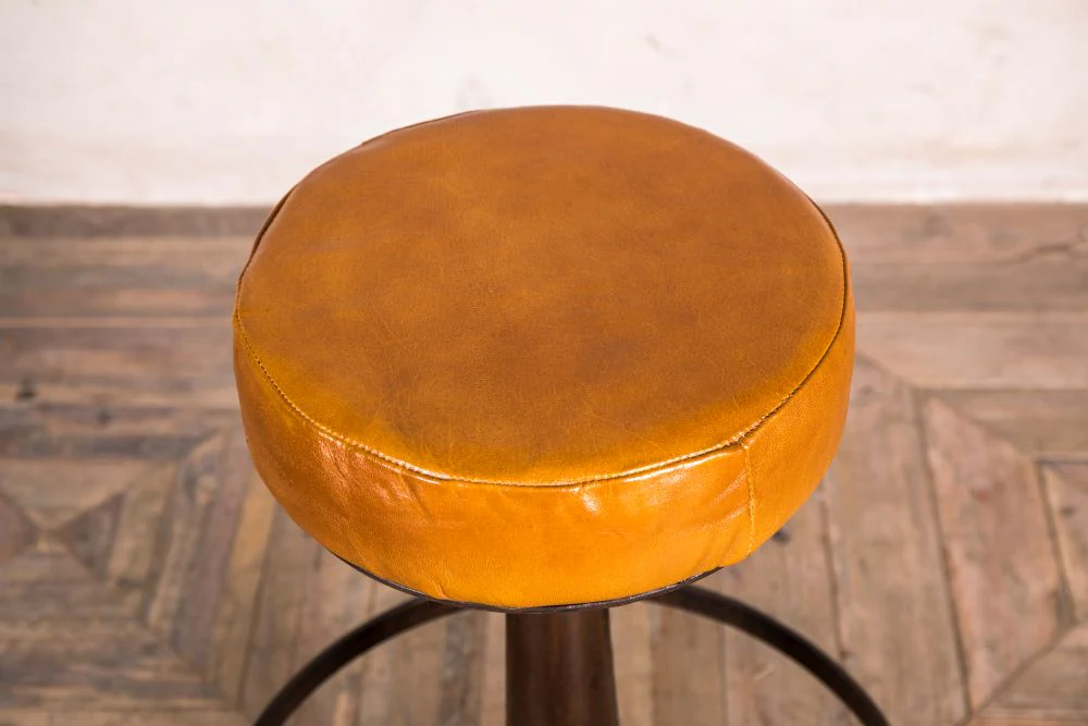 Height Adjustable Machinist Style Bar Stool - Image 8