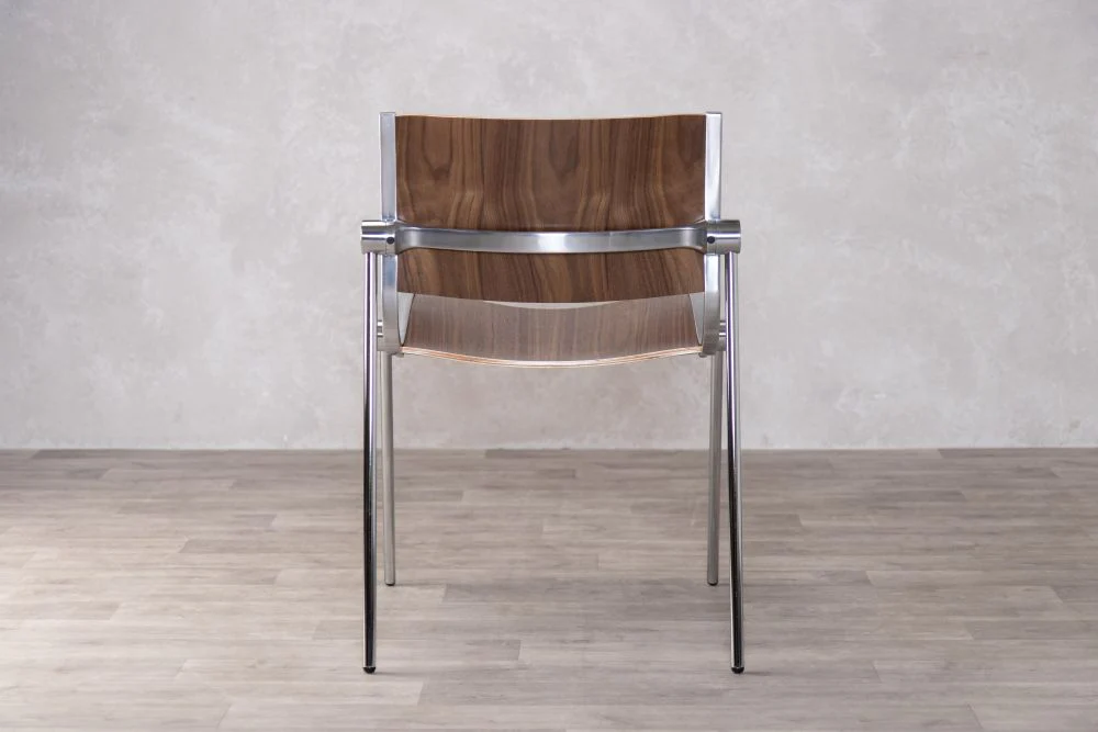 Hurricane Mid Century Aluminium Dining Chair - Image 6