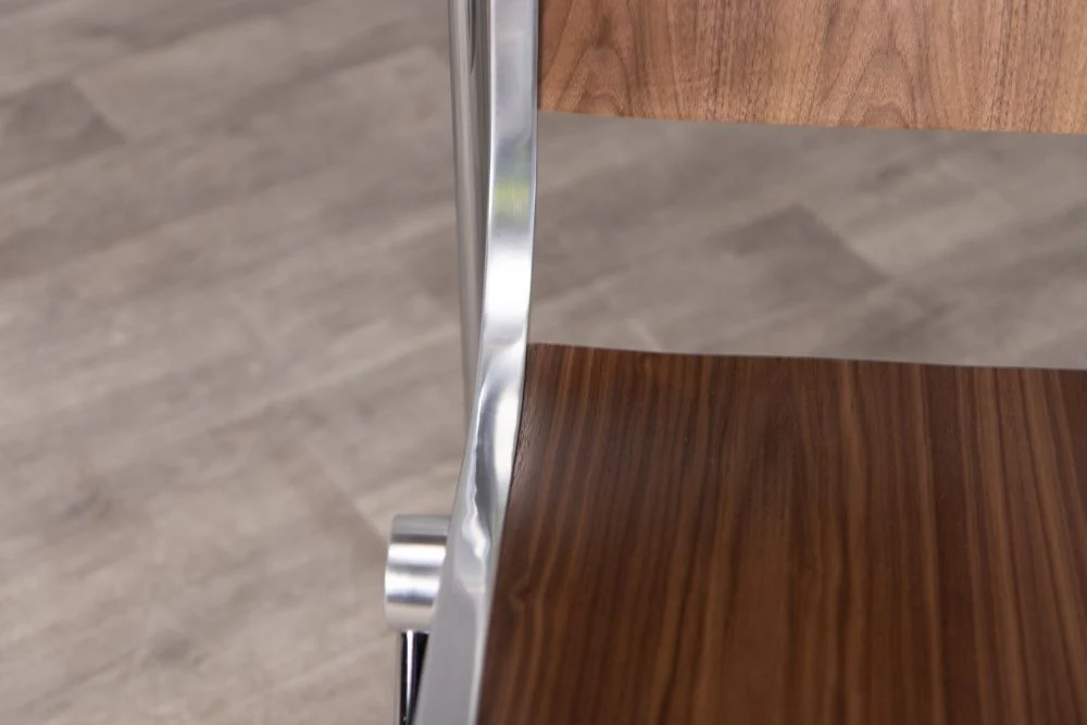 Hurricane Mid Century Aluminium Dining Chair - Image 8