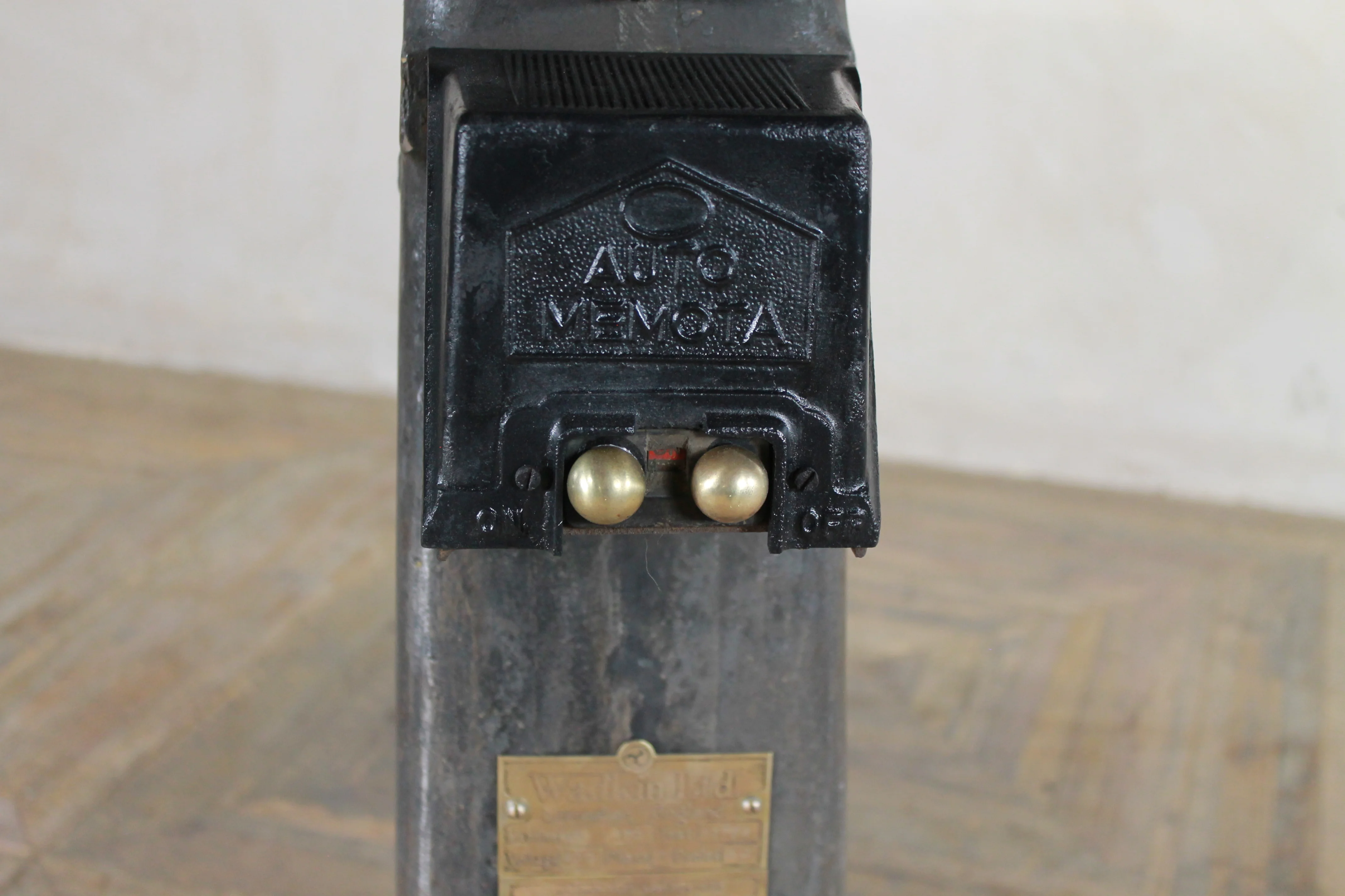 Industrial Bar Table with Cast Iron Drill Base - Image 4