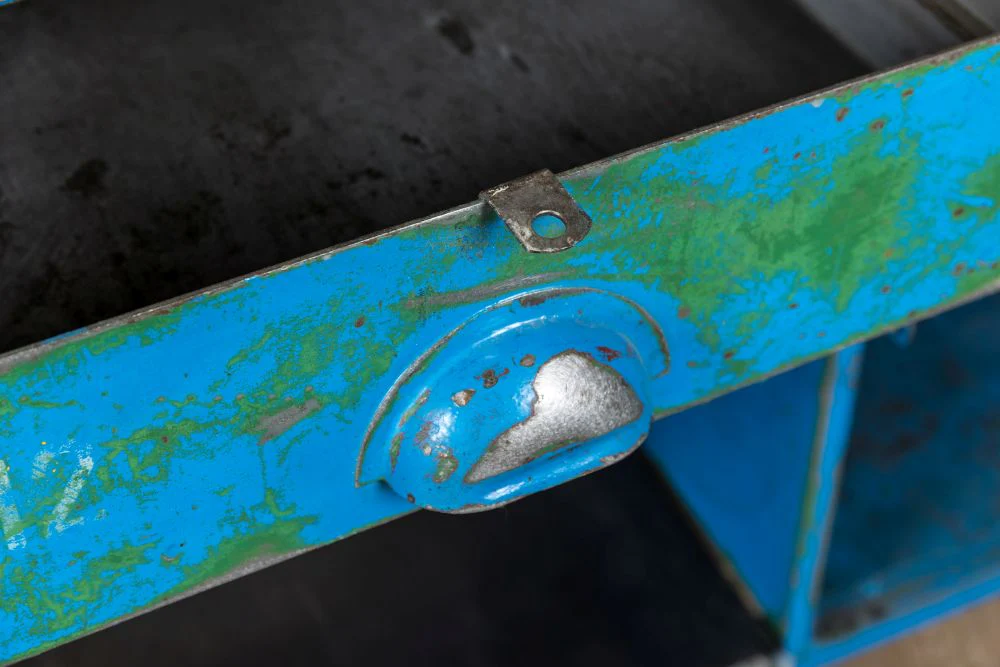 Industrial Blue 2 Door Sideboard - Image 3
