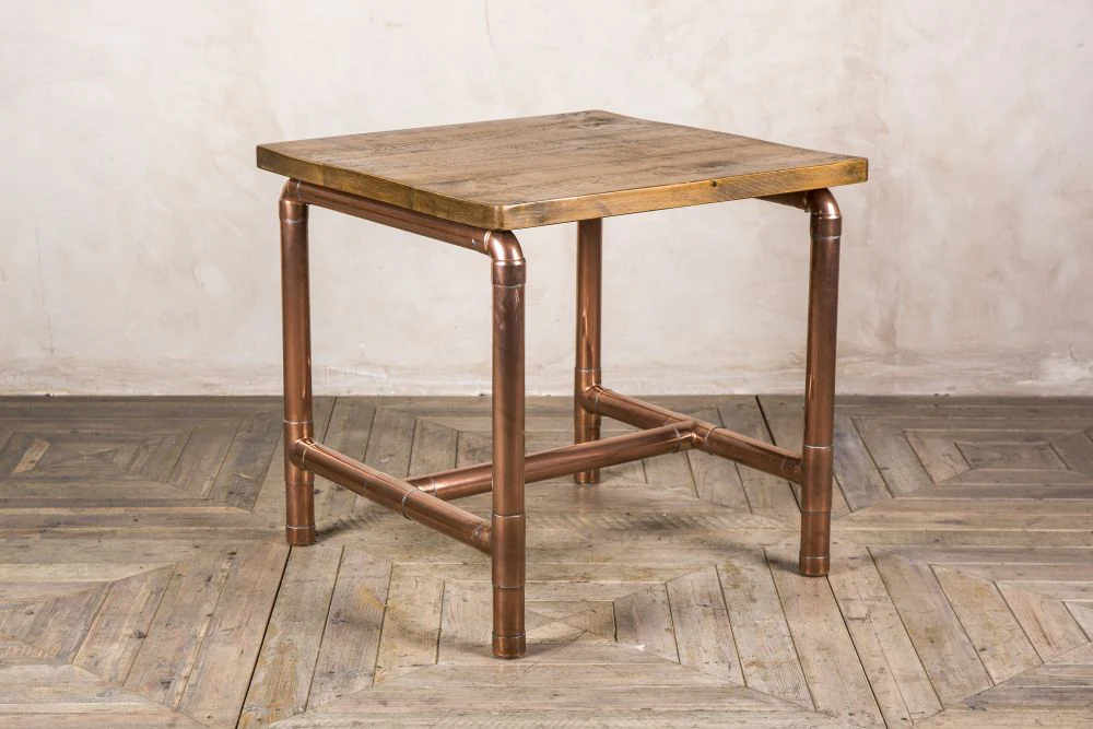 Bespoke Industrial Copper Pipework Table - Image 15