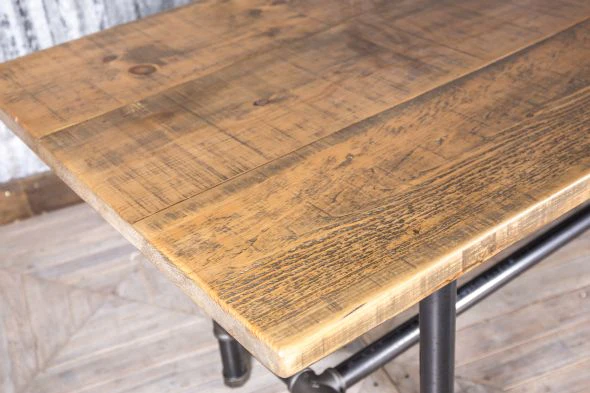 Steamer Industrial Design Dining Table (Dining) - Image 4