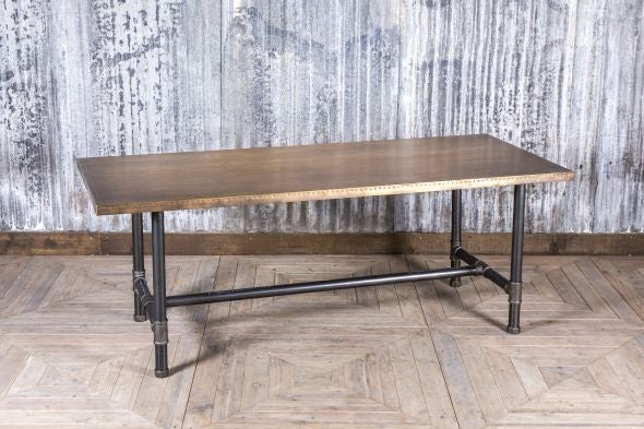 Steamer Industrial Design Dining Table (Dining) - Image 9
