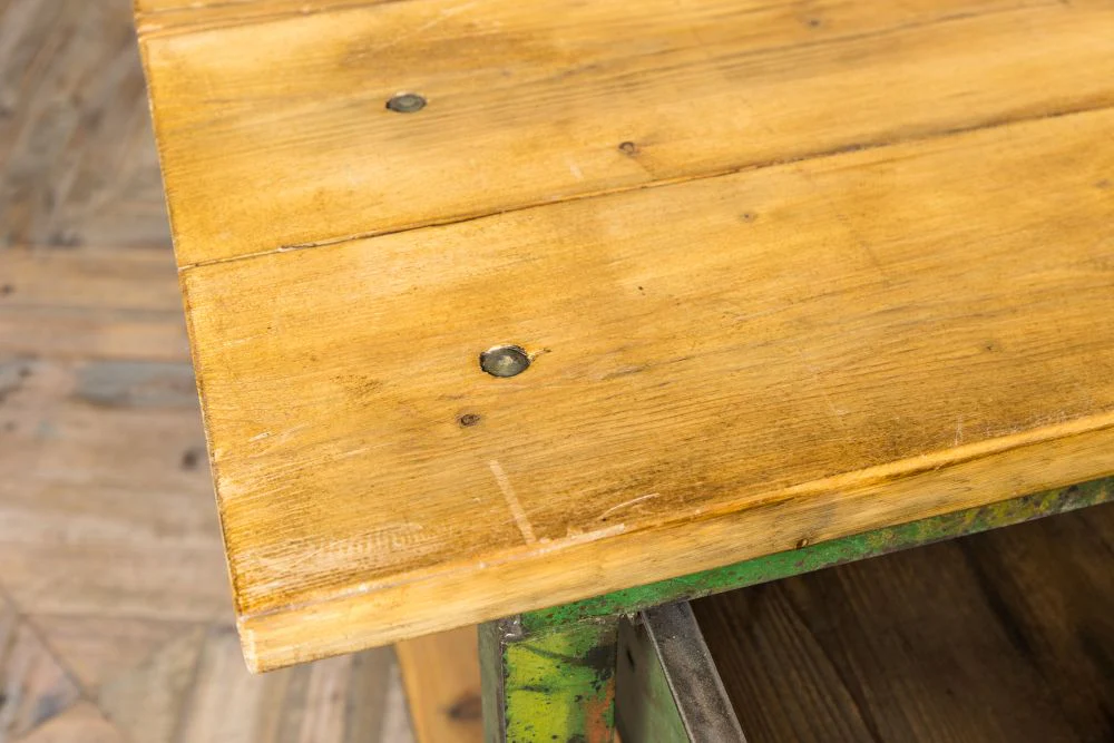 Industrial Green Metal Sideboard - Image 6