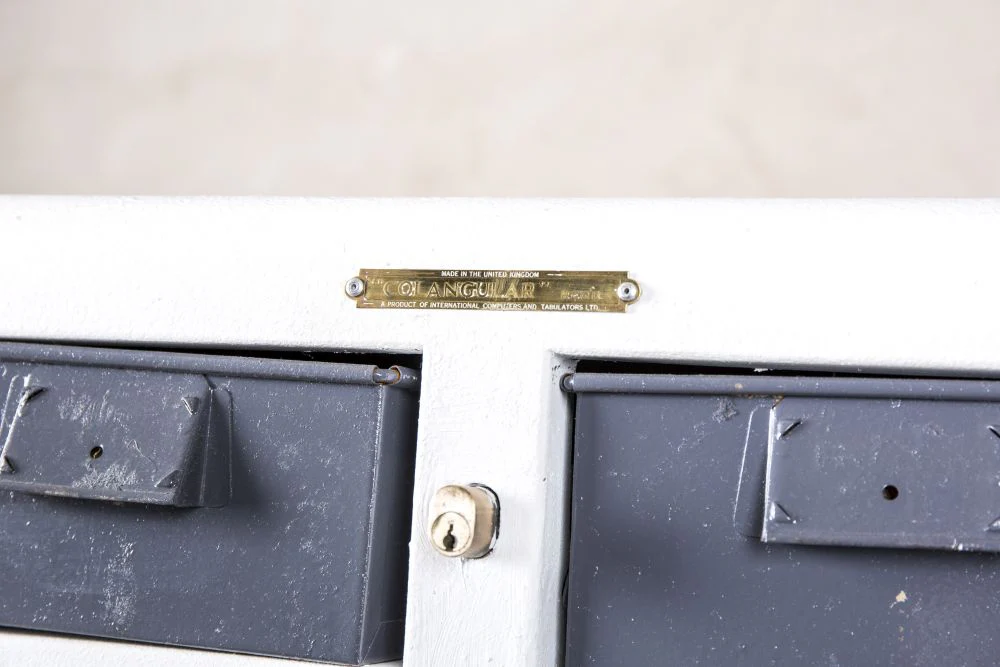 Industrial Metal Bank of Drawers - Image 7