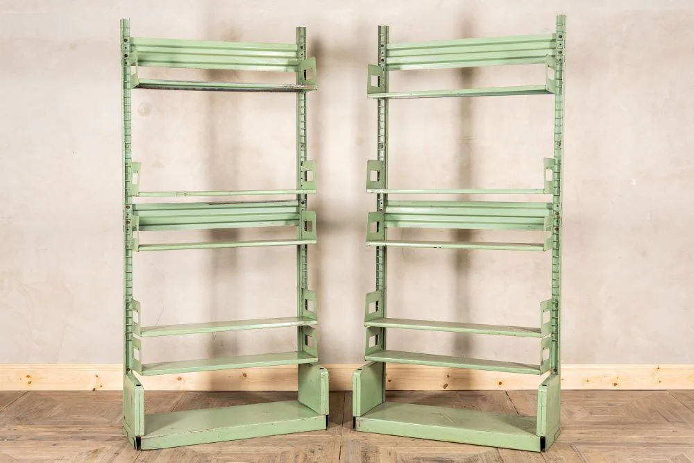 Industrial Metal Bookshelf - Image 11