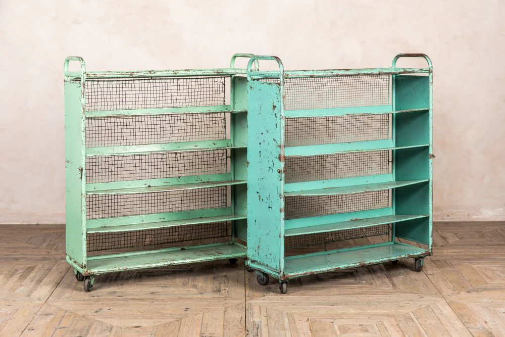 Industrial Style Metal Shoe Rack - Image 3