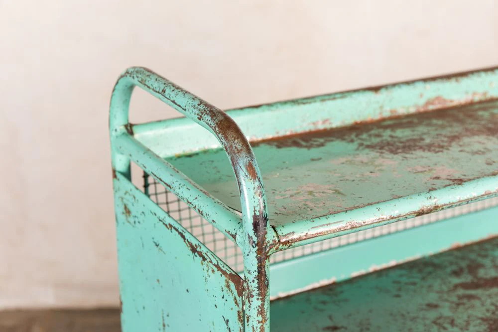 Industrial Style Metal Shoe Rack - Image 9
