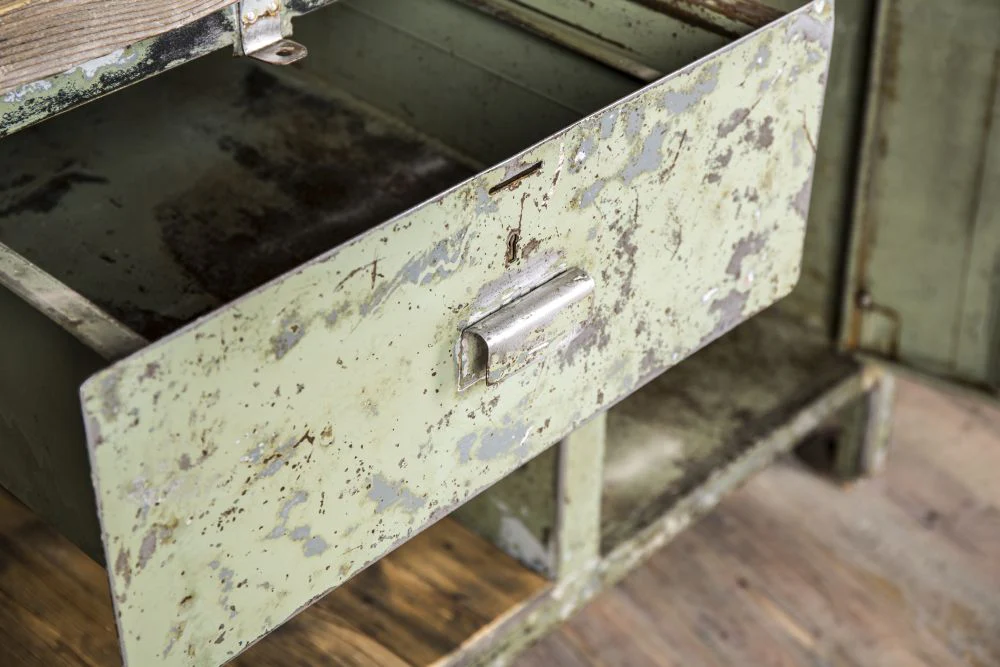 Industrial Metal Work Table - Image 6