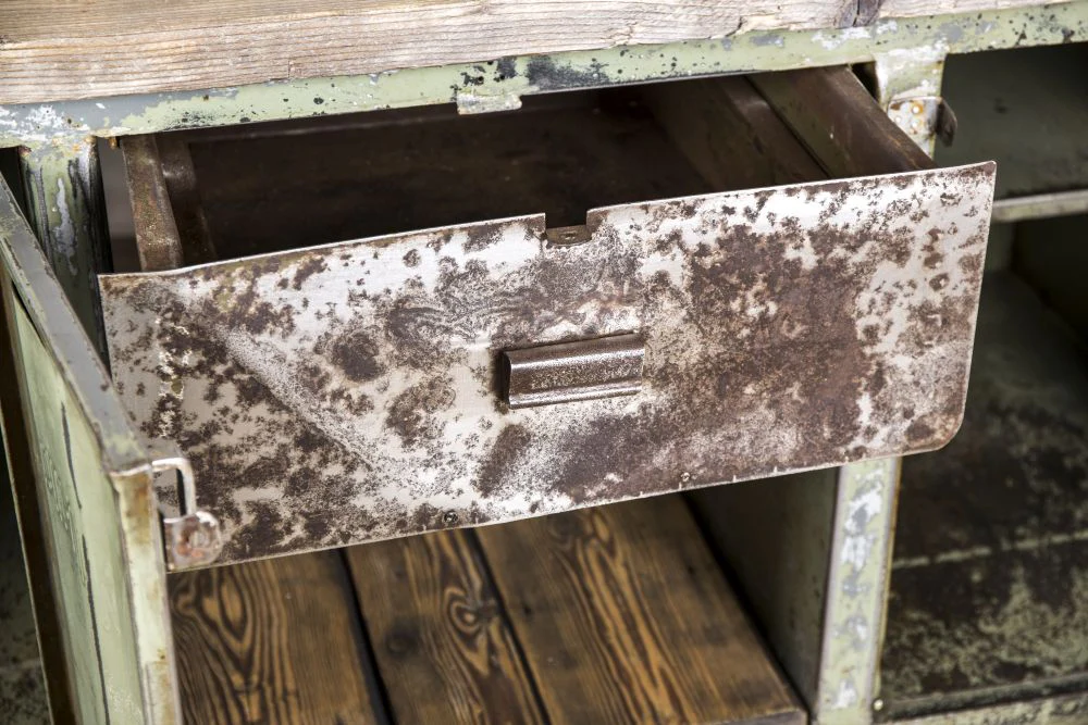 Industrial Metal Work Table - Image 8