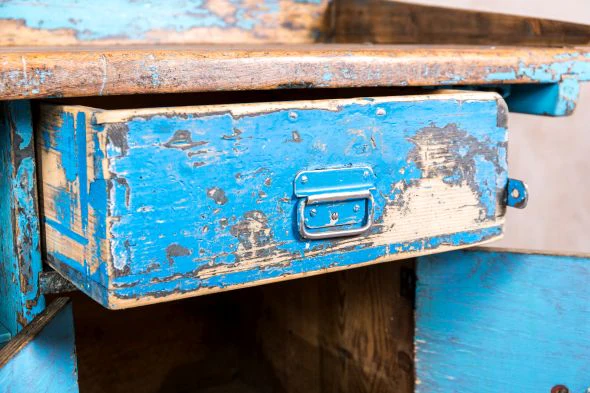 Industrial Metal Workbench - Image 4