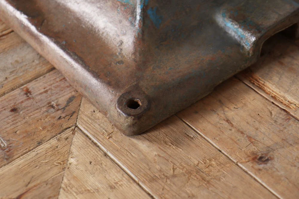 Industrial Poseur Table with Storage - Image 8