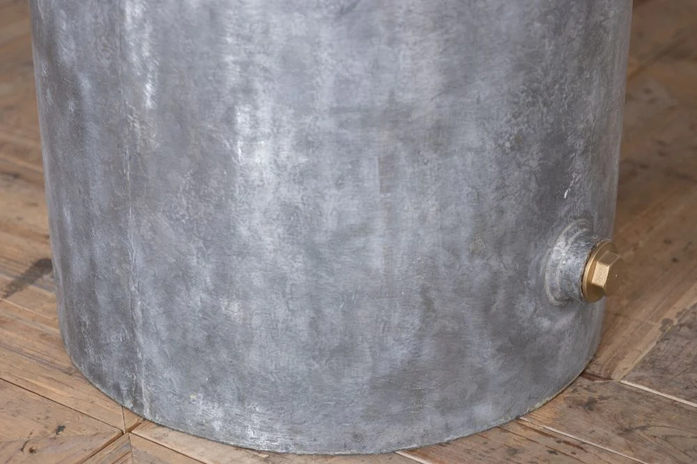 Industrial Pressure Gauge Bar Table with Oak Top - Image 14