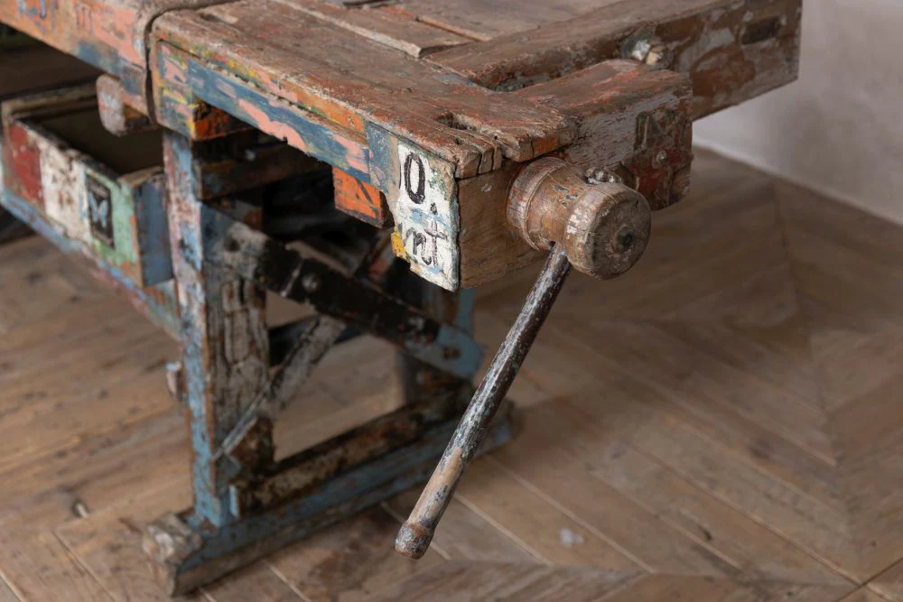 Industrial Sideboard with Vice - Image 9