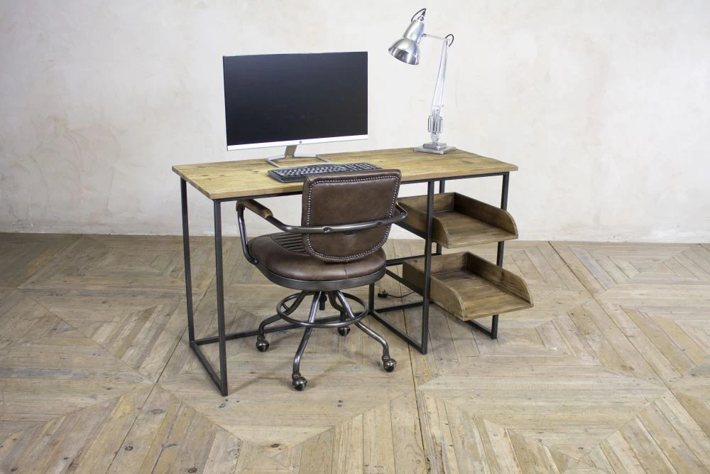 Industrial Style Home Office Desk - Image 3