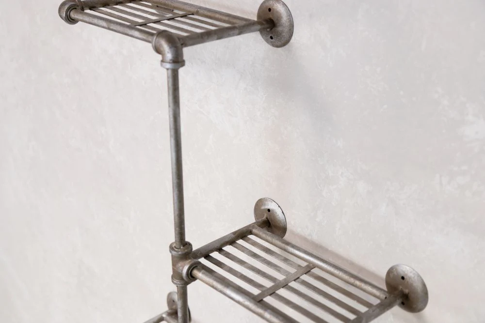 Industrial Style Bathroom Storage Rail - Image 3