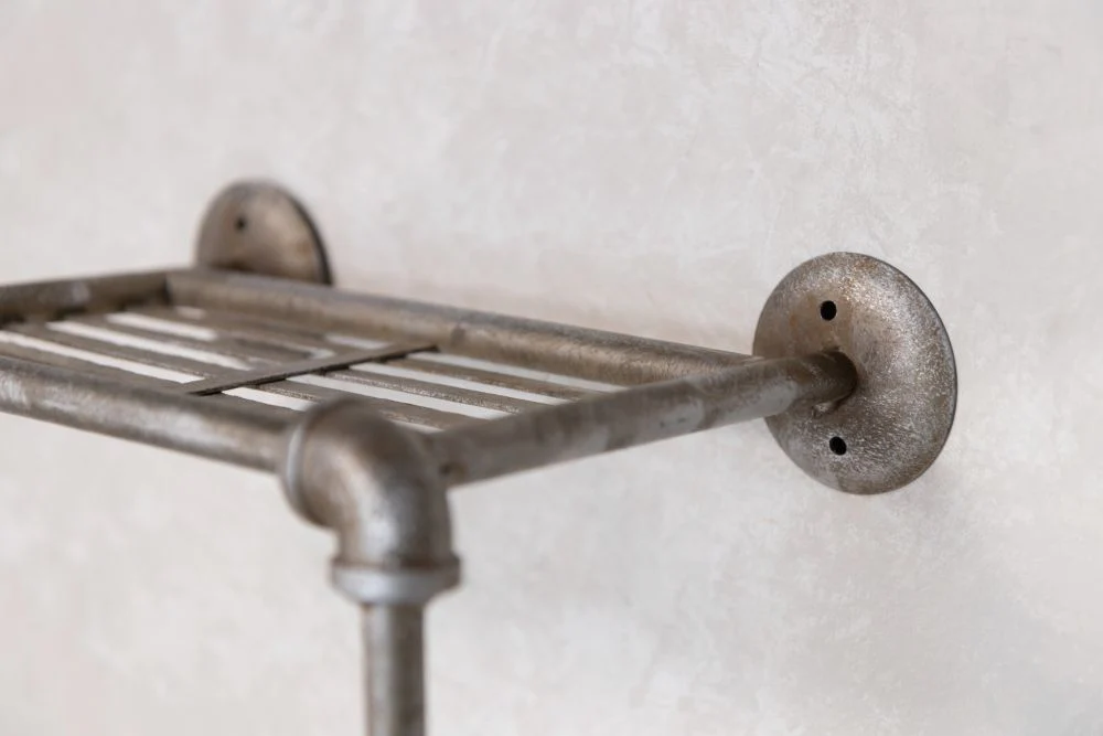 Industrial Style Bathroom Storage Rail - Image 4