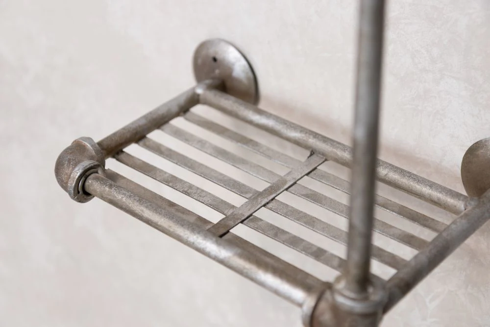 Industrial Style Bathroom Storage Rail - Image 5