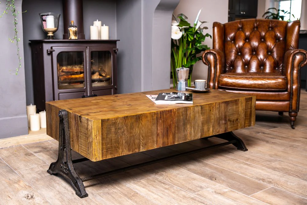 Kilburn Industrial Style Coffee Table Range - Image 15