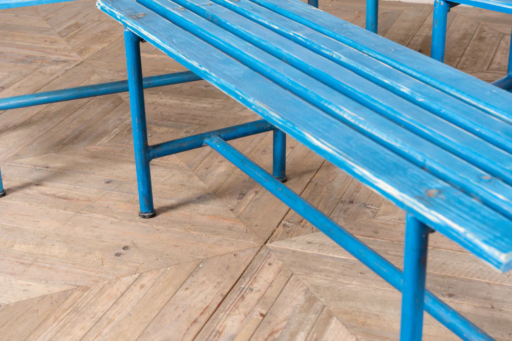 Industrial Style Dining Bench - Image 7