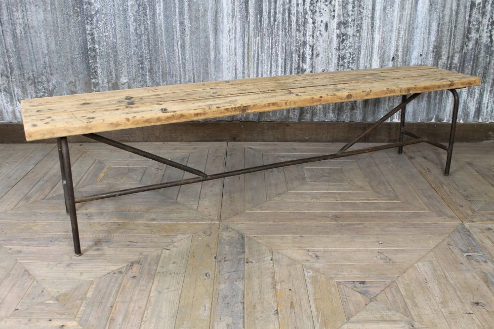 Industrial Style Dining Benches - Image 2