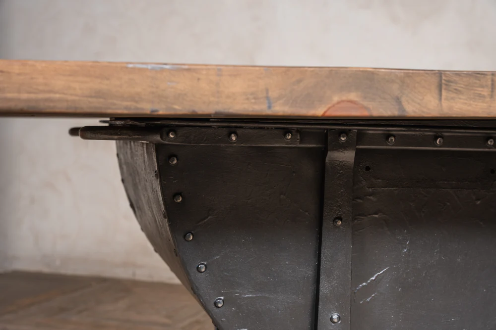 Industrial Style Dining Room Table - Image 6