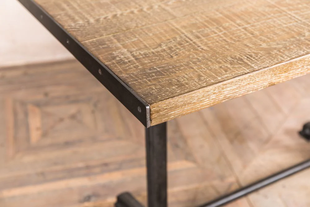 Foster Industrial Style Dining Table - Image 4