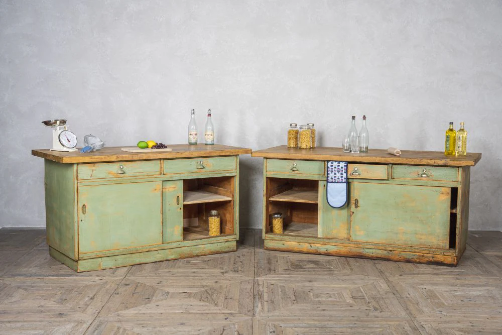 Industrial Style Green Sideboard Range
