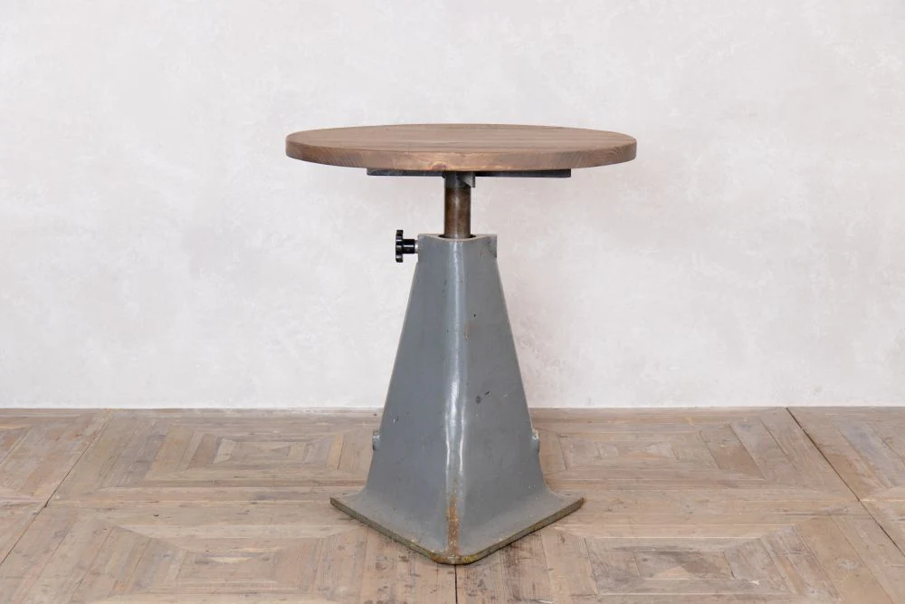 Industrial Style Height Adjustable Bar Table - Image 5