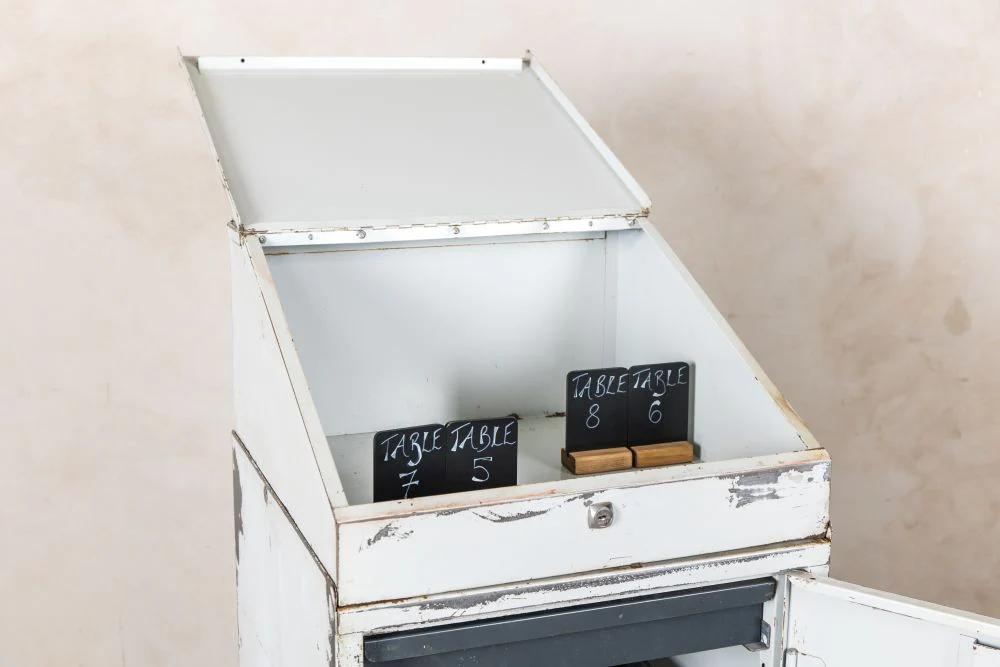 Industrial Style Maitre D Stand on Castors - Image 3