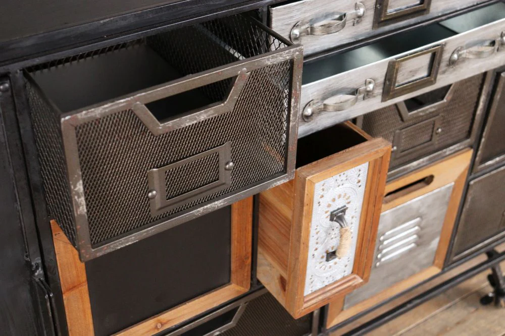Industrial Style Storage Cabinet - Image 4