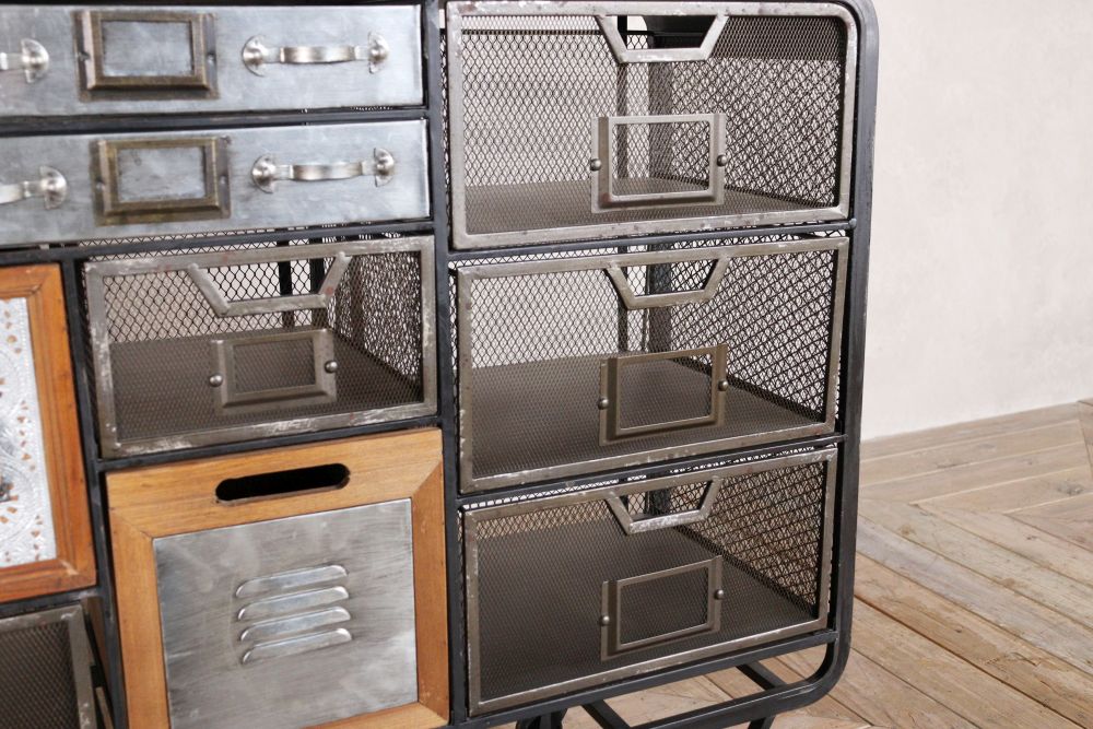 Industrial Style Storage Cabinet - Image 7