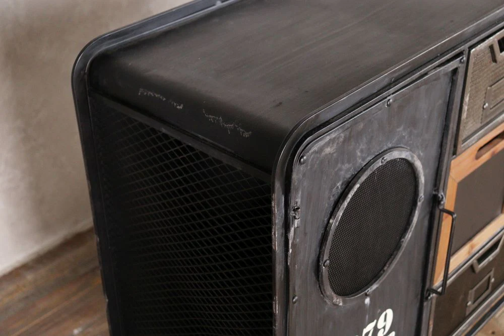Industrial Style Storage Cabinet - Image 9