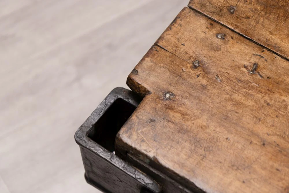 Industrial Style Trolley Cart Coffee Table - Image 5