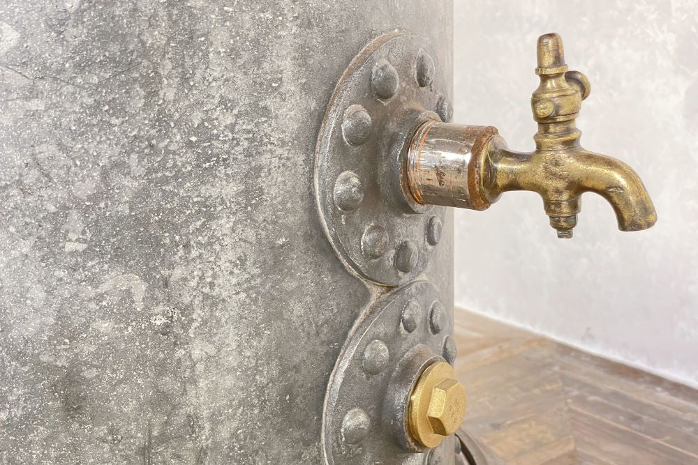 Industrial Water Tank Table (Poseur Height) - Image 6