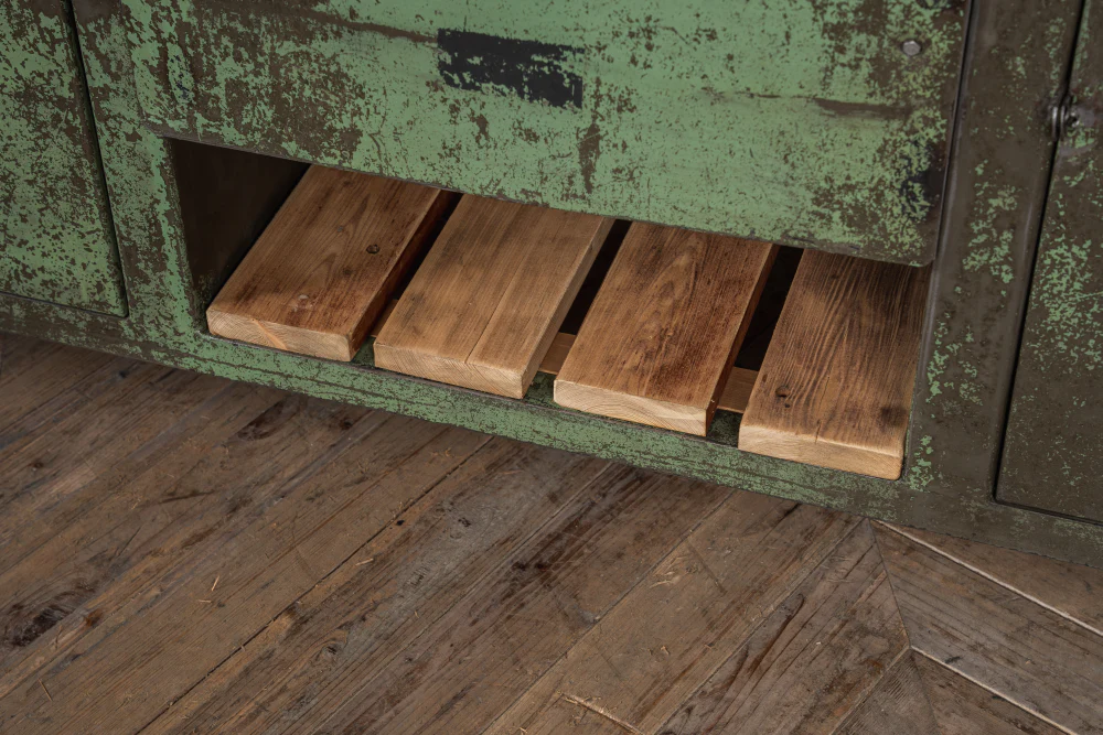 Industrial Weathered Sideboard Work Station - Image 5