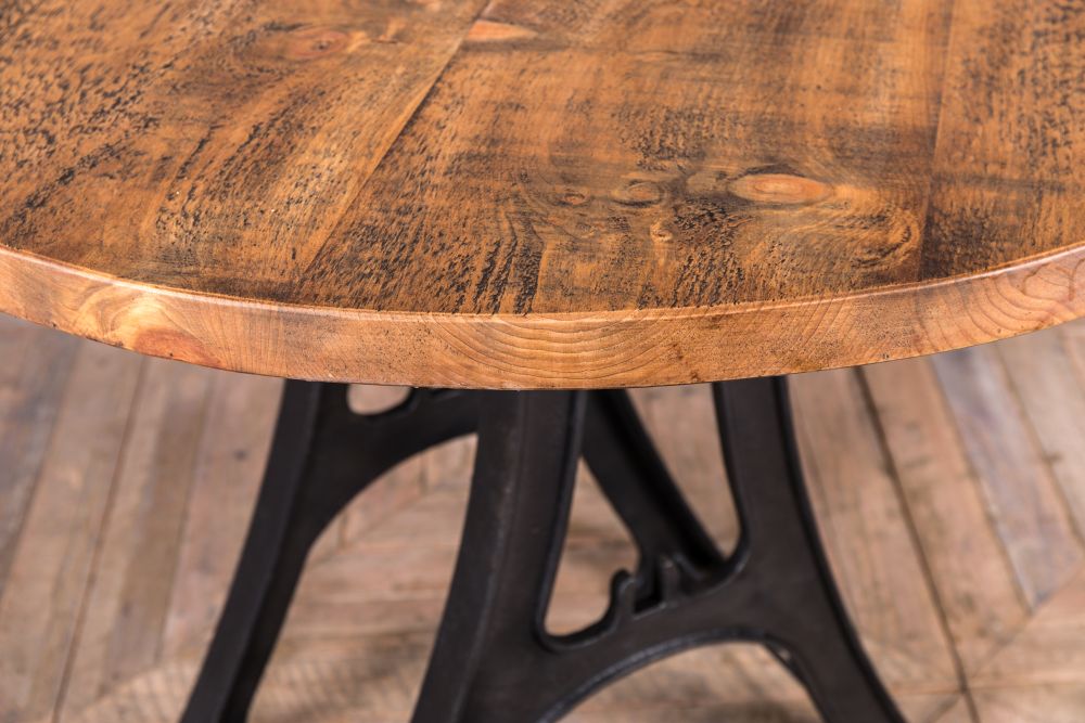 Iron Base Dining Table - Image 7