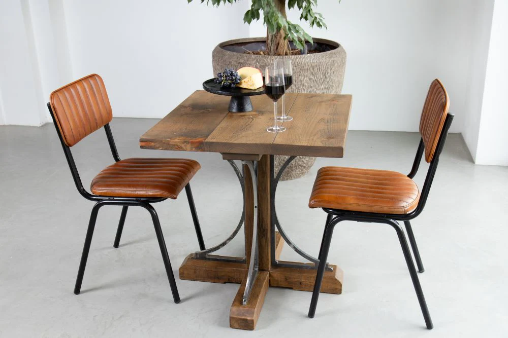 Ironbridge Bespoke Square Top Cafe Table - Image 4