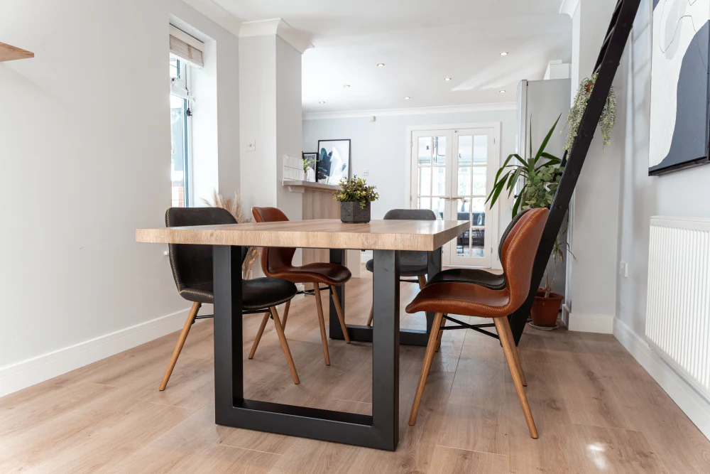 Kent Industrial Style Dining Table - Image 9