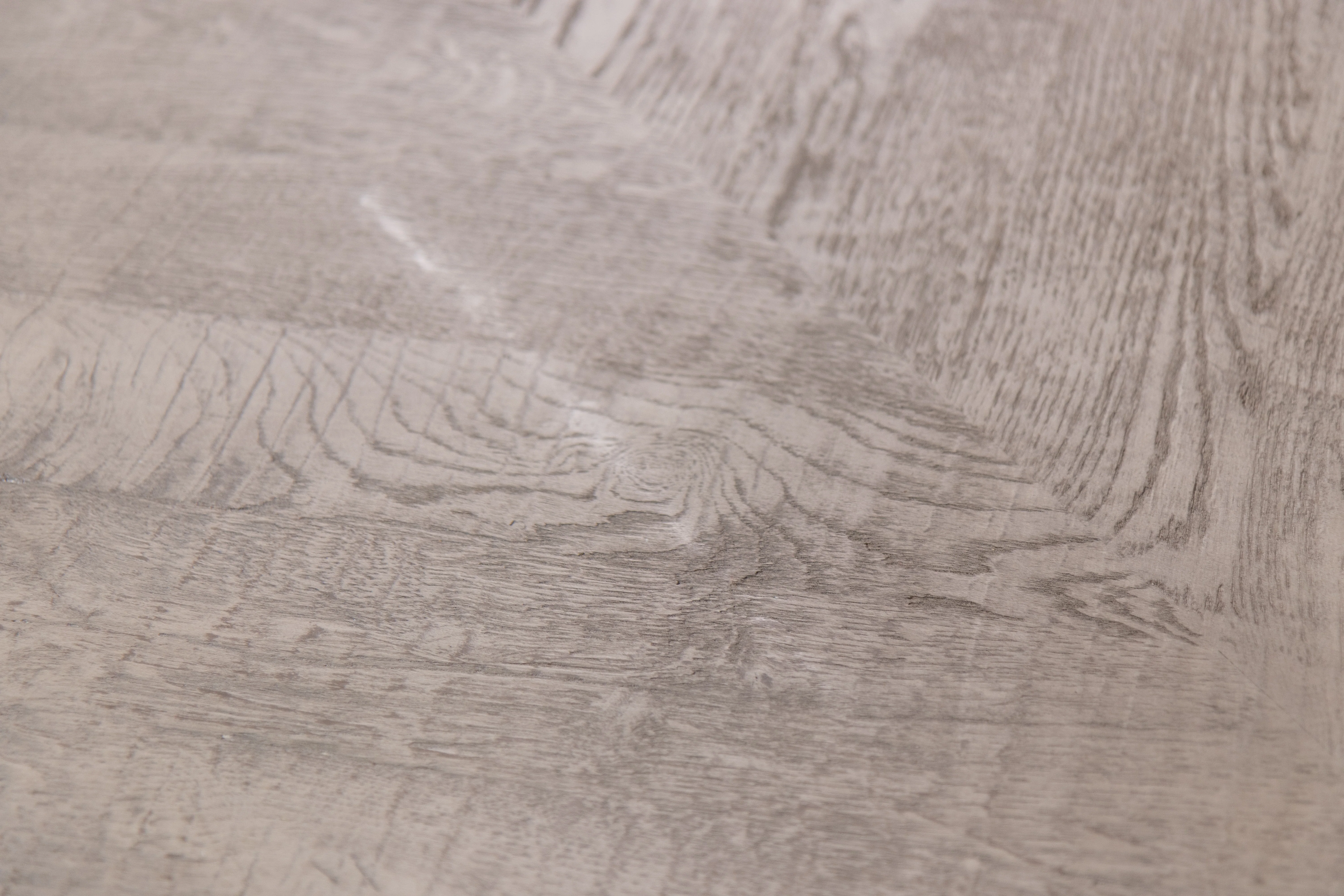 Knightsbridge Oak Dining Table in Pebble Grey - SECONDS ITEM - Image 6