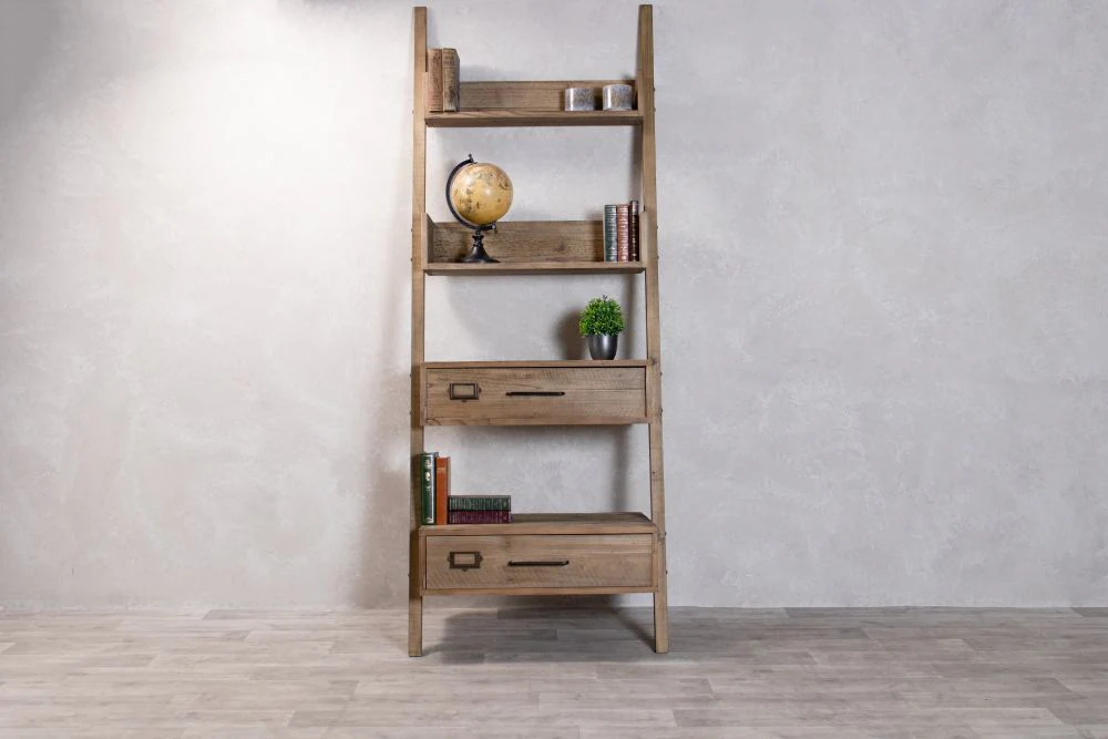 Reclaimed Timber Ladder Back Shelves