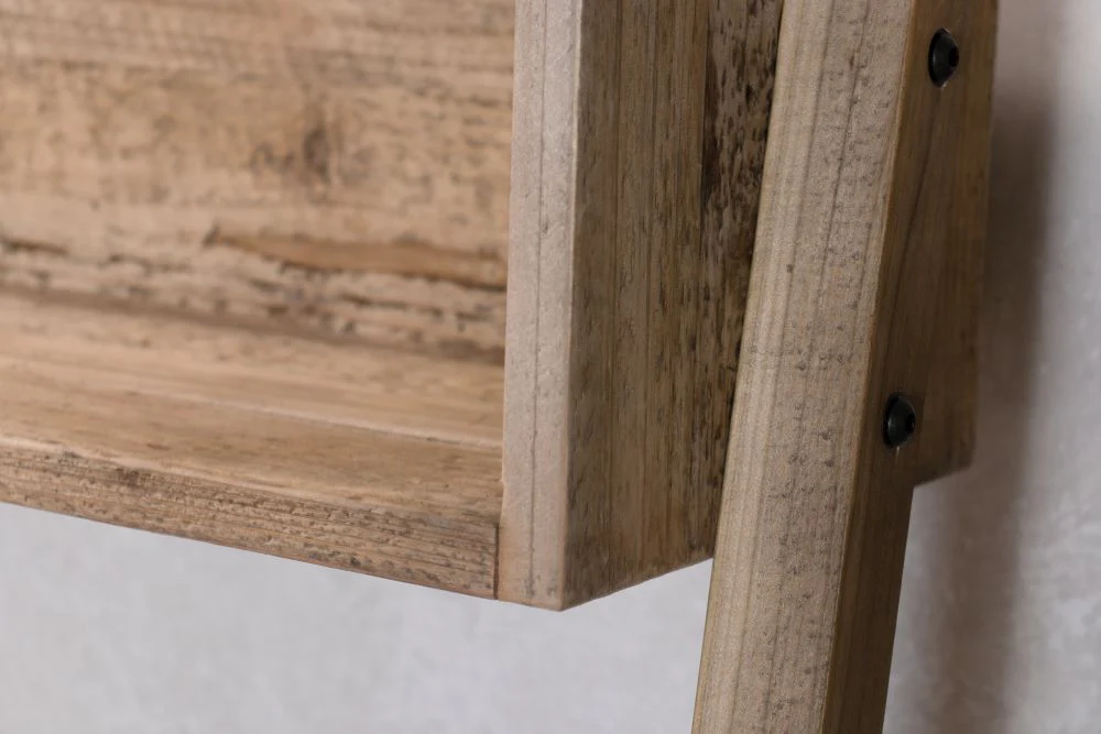 Reclaimed Timber Ladder Back Shelves - Image 7