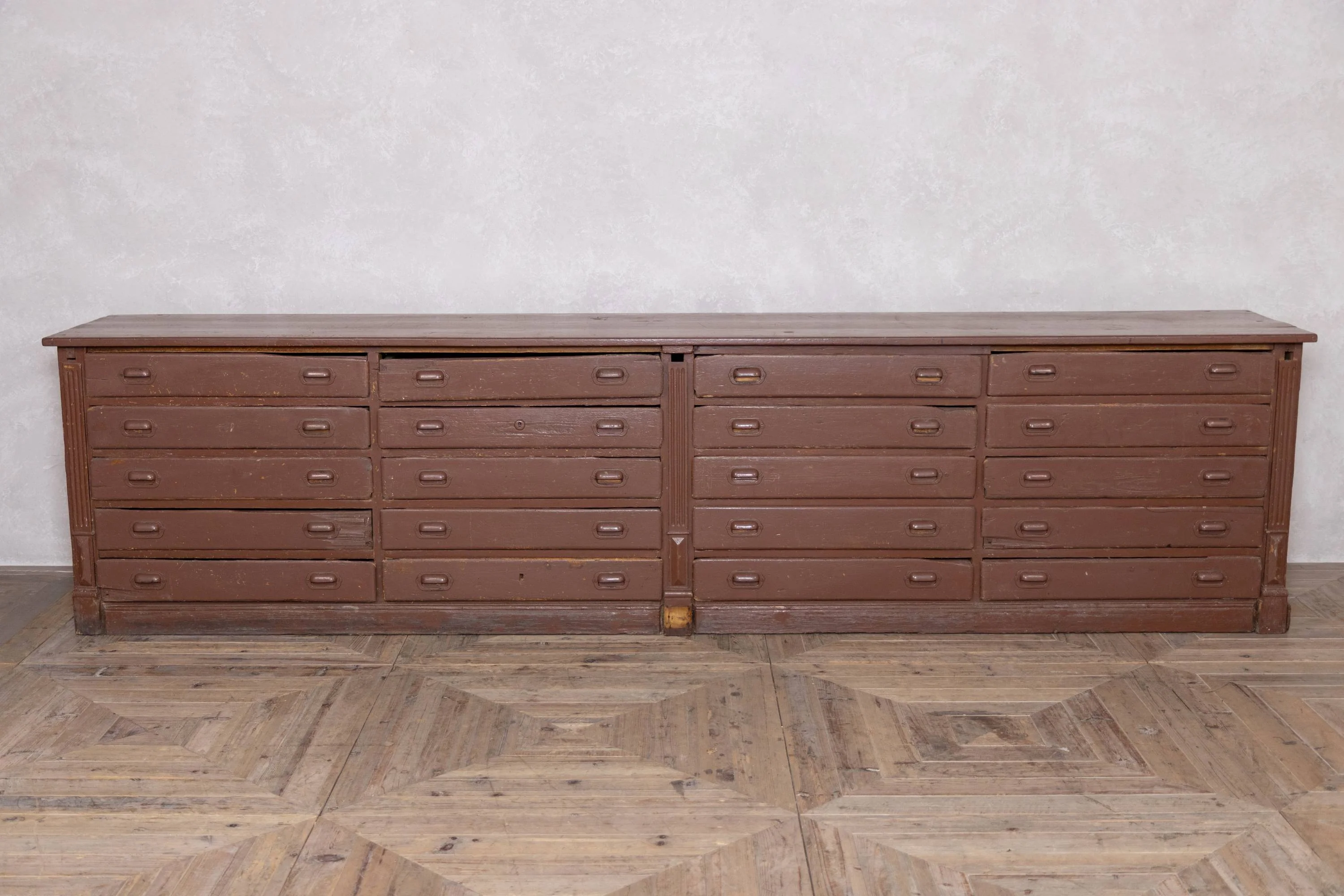 Large Antique Haberdashery Sideboard